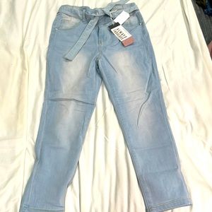 Blue light jeans ,size 9,brand Almost Famous.